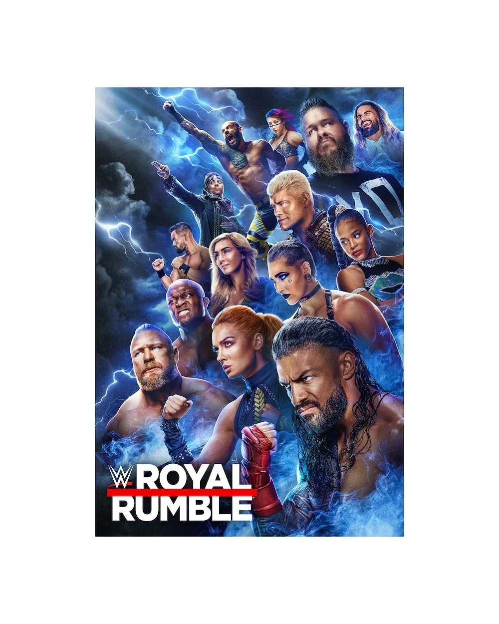 2023 Royal Rumble 17" x 24" Key Art Photograph $7.92 Collectibles