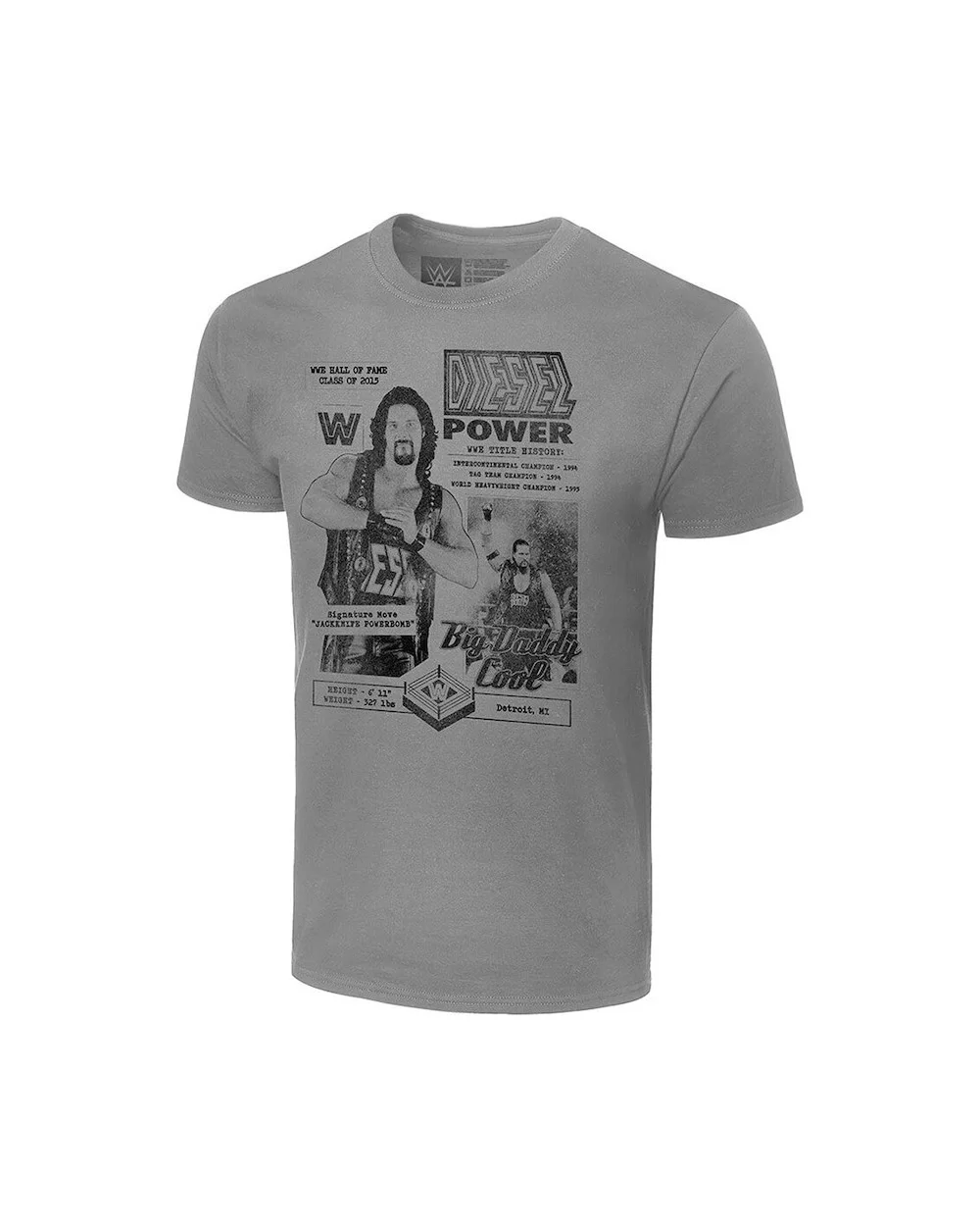 Men's Gray Diesel Fanzine T-Shirt $6.19 T-Shirts