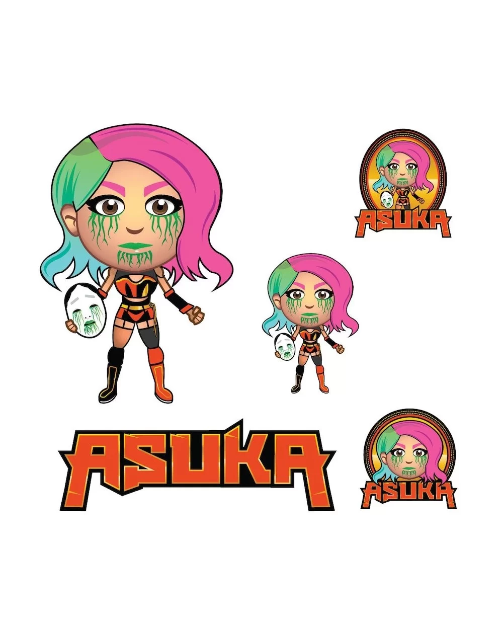 Fathead Asuka Five-Piece Removable Mini Decal Set $9.36 Home & Office