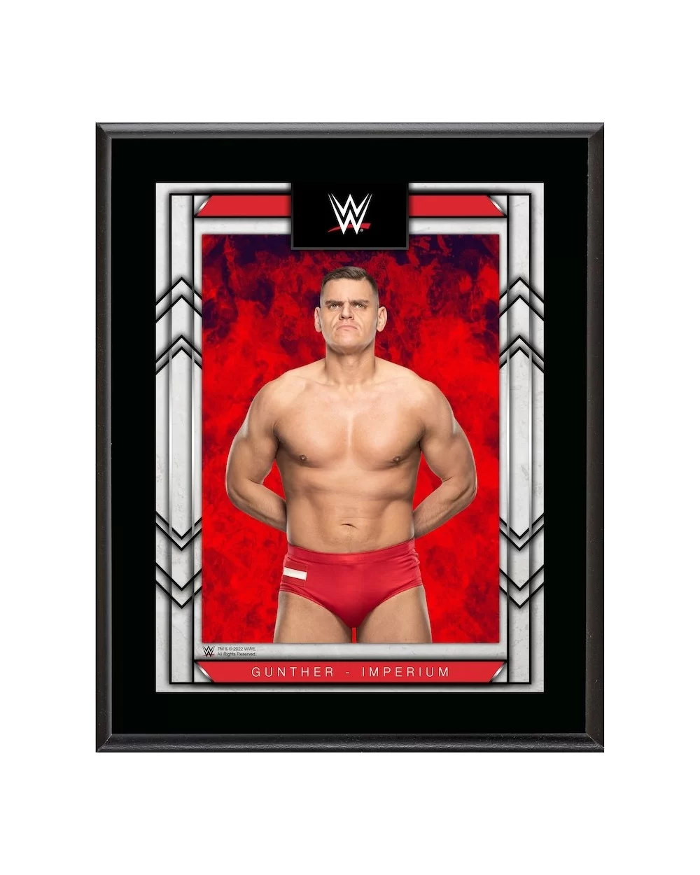 Gunther WWE Framed 10.5" x 13" Sublimated Plaque $11.04 Collectibles