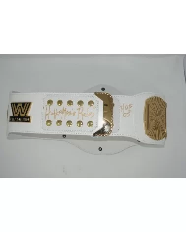 Signed WWE White Winged Eagle Replica Belt w free signed 8x10 $184.00 Belts