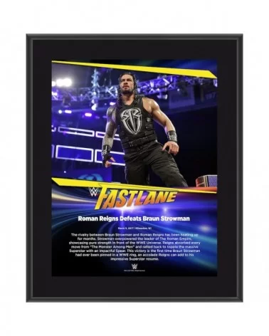 Roman Reigns 10.5" x 13" 2017 Fastlane Sublimated Plaque $10.80 Home & Office