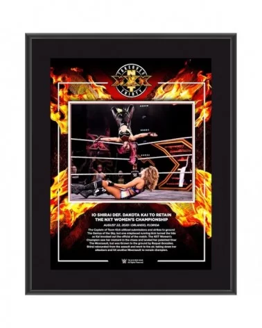 Io Shirai WWE Framed 10.5" x 13" NXT TakeOver: XXX Sublimated Collage $10.32 Home & Office