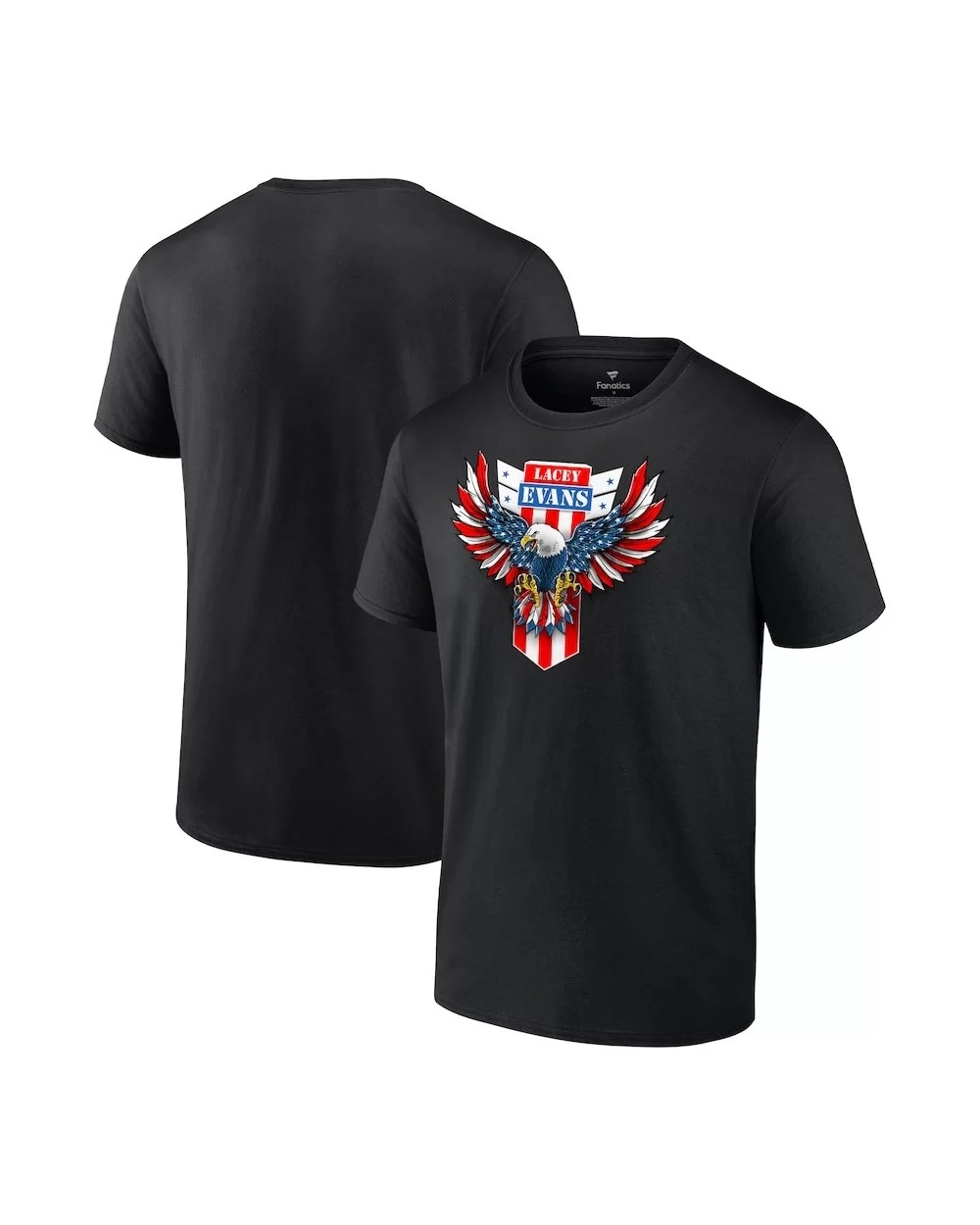 Men's Fanatics Branded Black Lacey Evans Eagle T-Shirt $7.20 T-Shirts