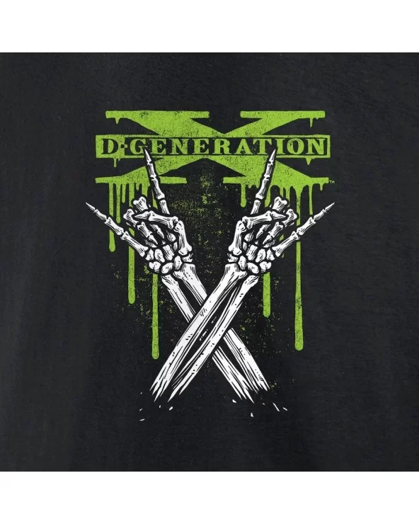 Men's Black D-Generation X Skeleton X T-Shirt $8.40 T-Shirts