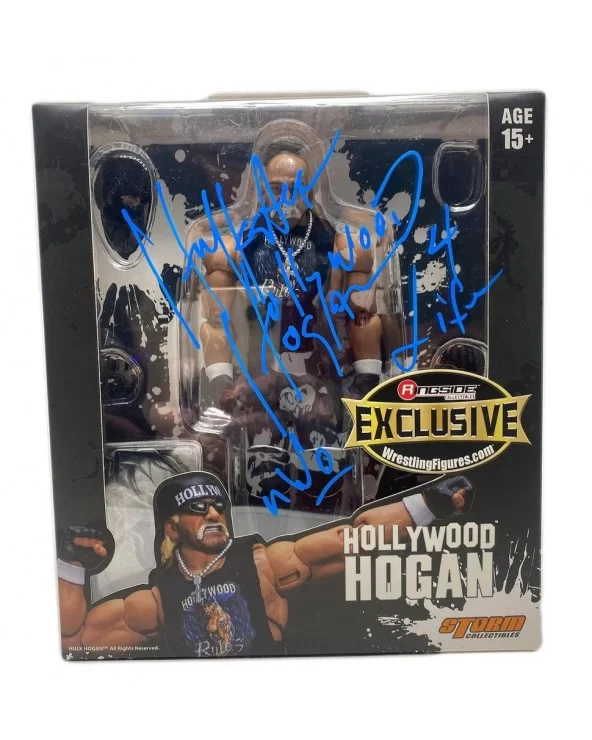 Hollywood Hogan storm collectible signed figure W/ Signed 8x10 $114.80 Signed Items