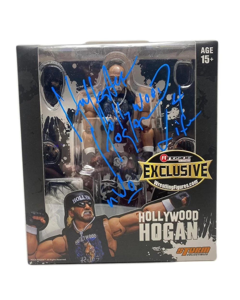 Hollywood Hogan storm collectible signed figure W/ Signed 8x10 $114.80 Signed Items