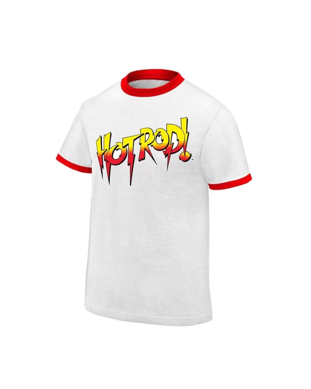 Men's White "Rowdy" Roddy Piper Hot Rod T-Shirt $11.76 T-Shirts