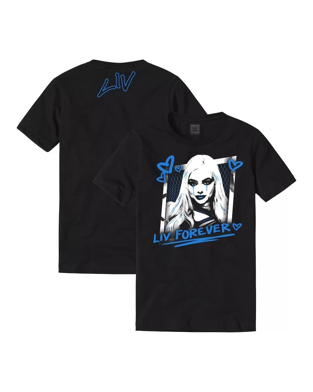 Men's Black Liv Morgan Liv Forever T-Shirt $7.92 T-Shirts