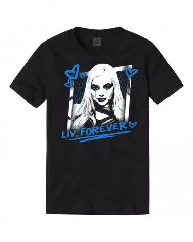 Men's Black Liv Morgan Liv Forever T-Shirt $7.92 T-Shirts