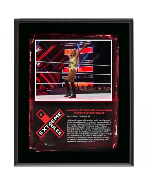 Carmella 10.5" x 13" 2018 Extreme Rules Sublimated Plaque $7.68 Home & Office