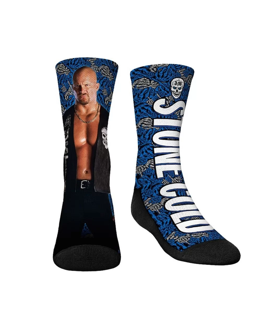 Youth Rock Em Socks "Stone Cold" Steve Austin Big Wrestler Crew Socks $5.52 Apparel