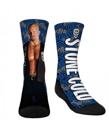 Youth Rock Em Socks "Stone Cold" Steve Austin Big Wrestler Crew Socks $5.52 Apparel