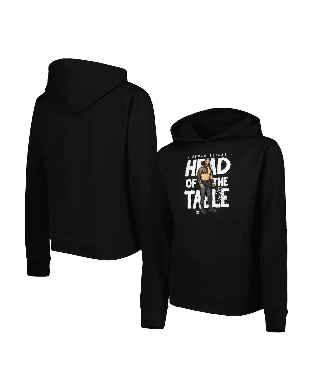 Youth Black Roman Reigns Pullover Hoodie $15.12 Apparel