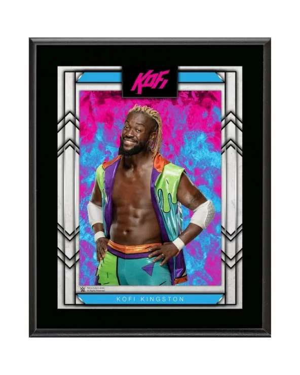 Kofi Kingston 10.5" x 13" Sublimated Plaque $10.32 Collectibles
