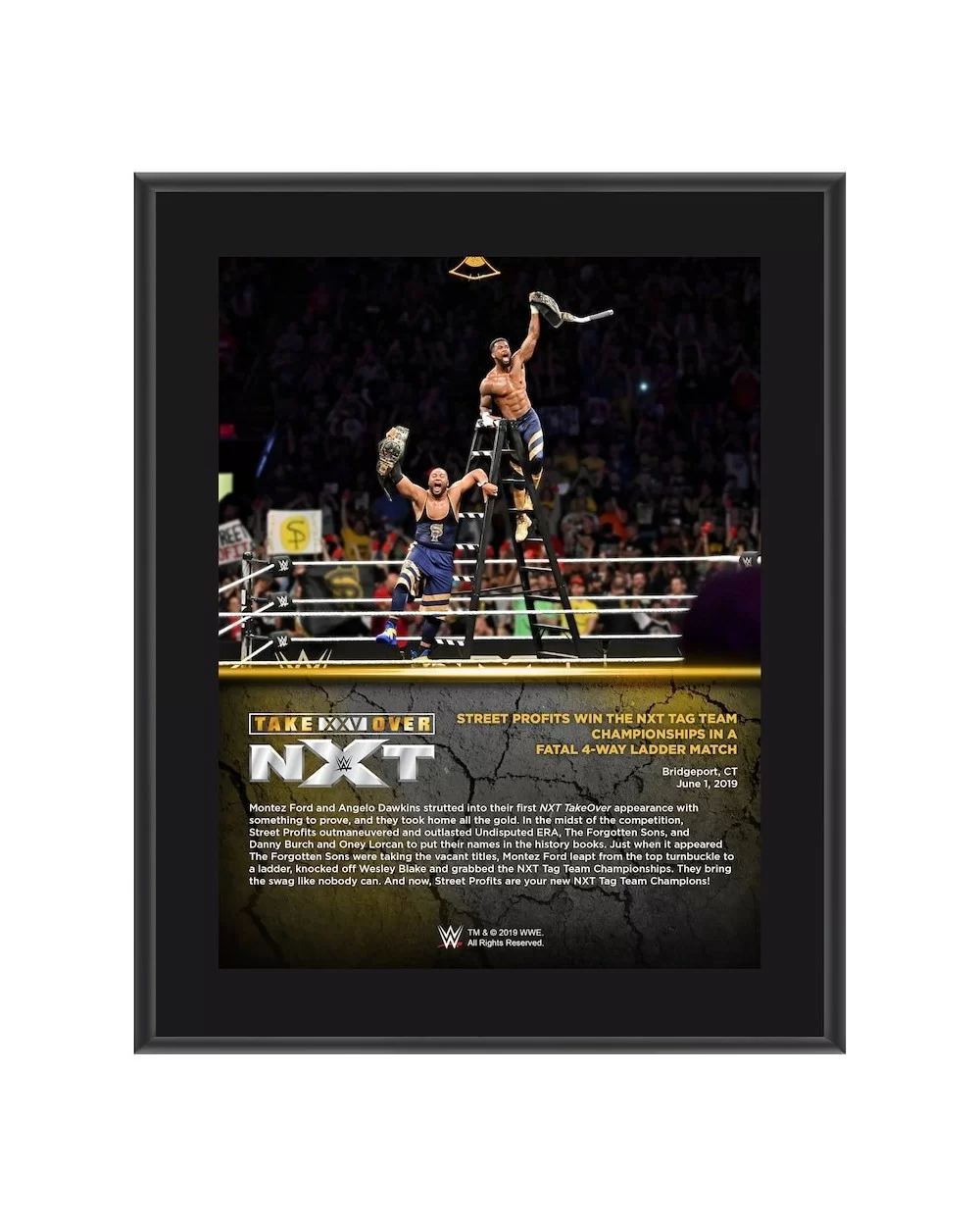 Street Profits WWE Framed 10.5" x 13" NXT TakeOver: XXV Collage $10.32 Home & Office