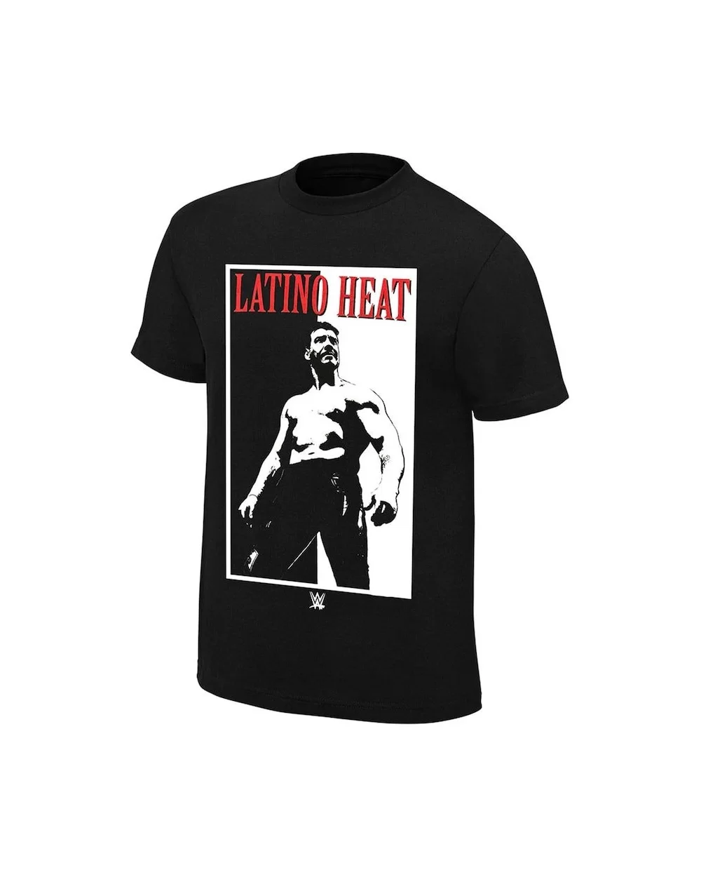 Men's Black Eddie Guerrero Retro Addicted To The Heat T-Shirt $11.52 T-Shirts