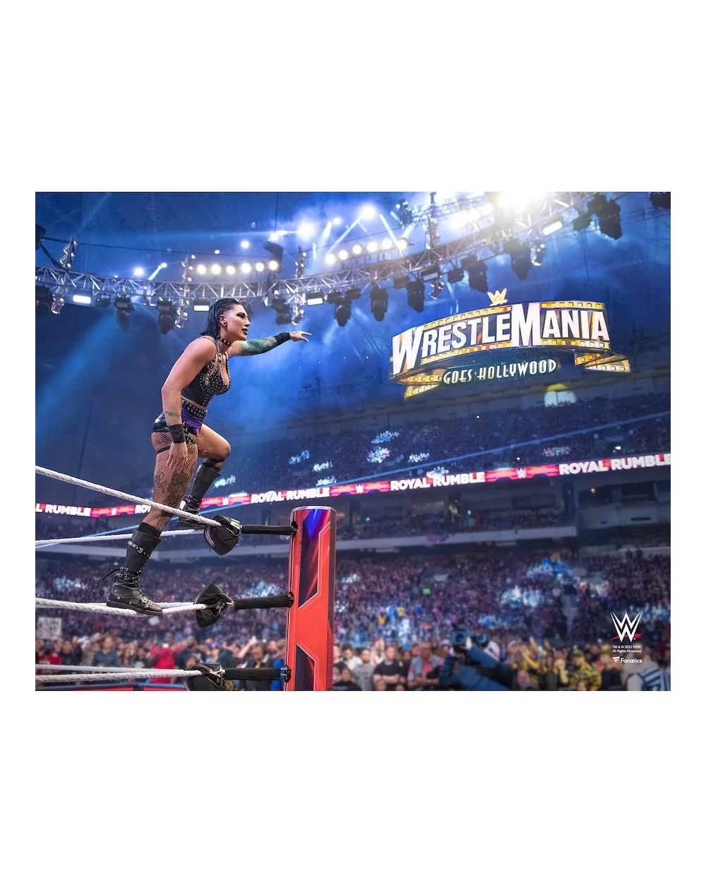 Rhea Ripley Unsigned WWE 2023 Royal Rumble Celebration Photograph $3.04 Home & Office