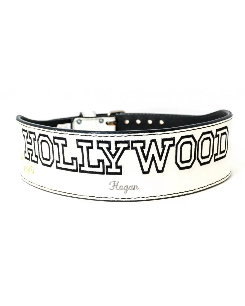 Hollywood Hogan White Weight Belt $88.00 Belts