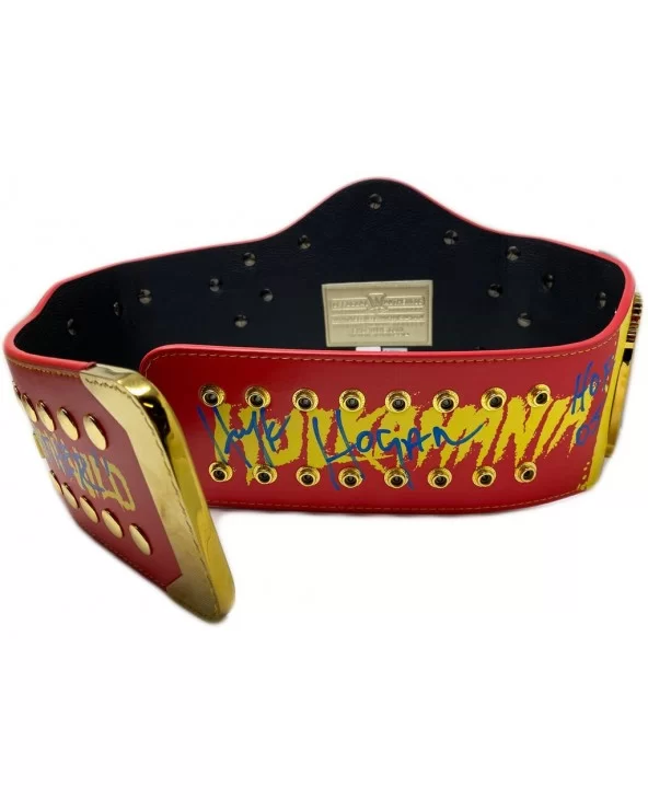 Hulk Hogan "Hulkamania" Signature Series Championship Replica Title Signed! $234.00 Belts