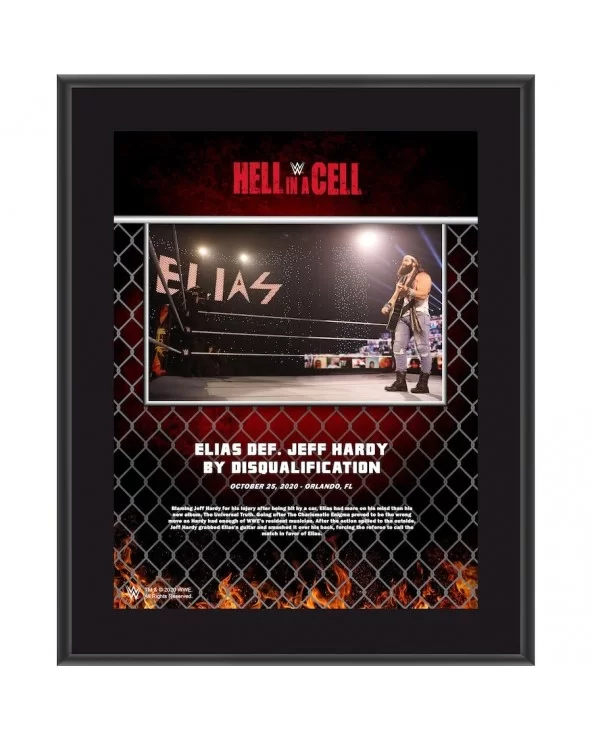 Elias WWE Framed 10.5" x 13" 2020 Hell In A Cell Collage $10.80 Home & Office
