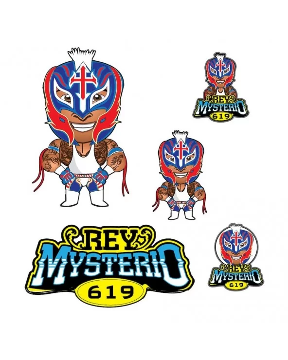 Fathead Rey Mysterio Five-Piece Removable Mini Decal Set $12.00 Home & Office