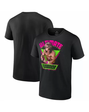 Men's Fanatics Branded Black The Ultimate Warrior Legends Graphic T-Shirt $8.88 T-Shirts