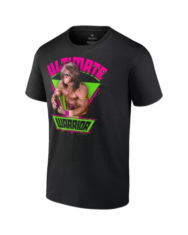 Men's Fanatics Branded Black The Ultimate Warrior Legends Graphic T-Shirt $8.88 T-Shirts