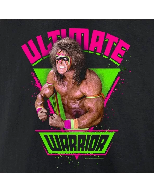 Men's Fanatics Branded Black The Ultimate Warrior Legends Graphic T-Shirt $8.88 T-Shirts