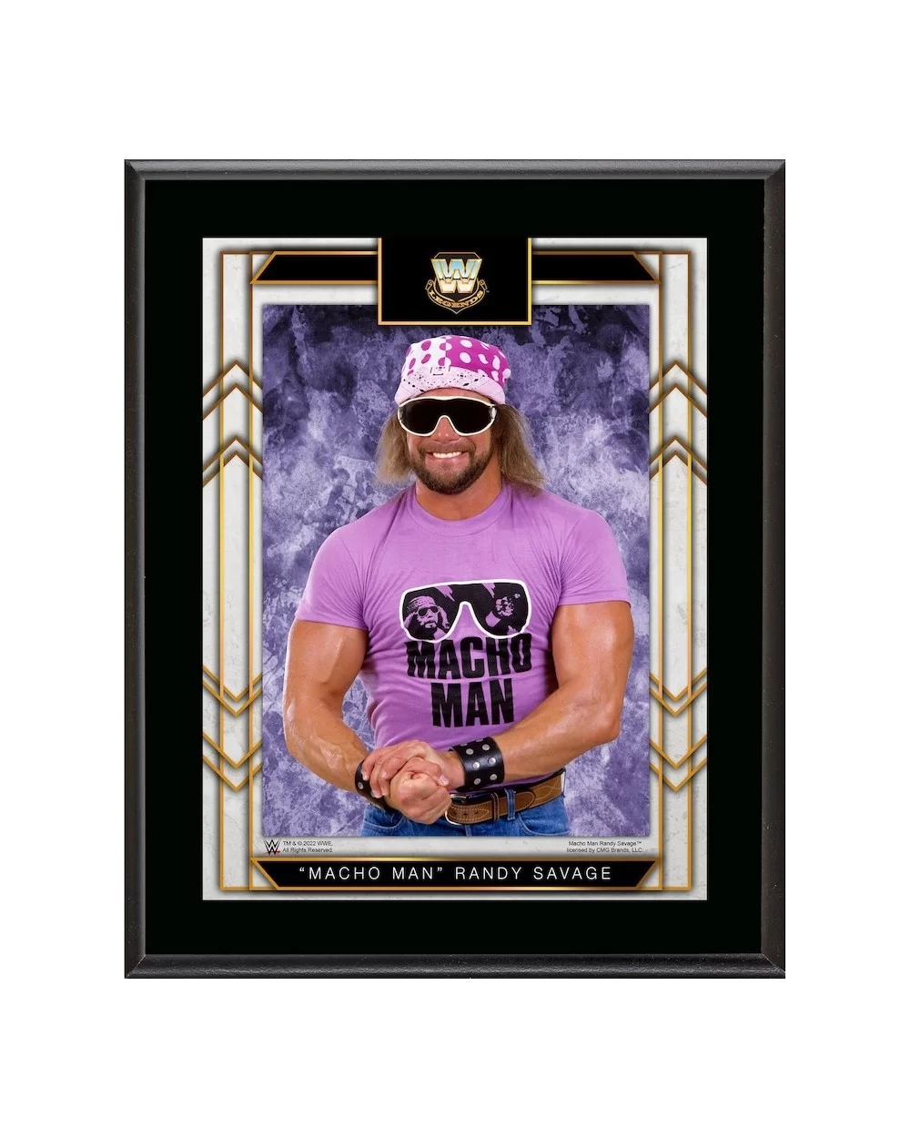 "Macho Man" Randy Savage 10.5" x 13" Sublimated Plaque $11.76 Home & Office