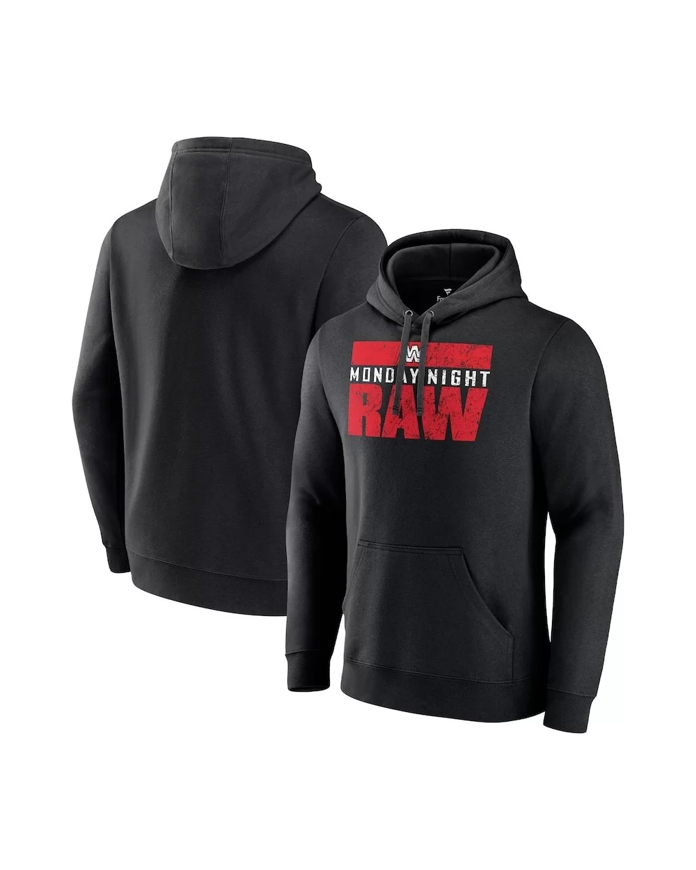 Men's Black RAW Old School Logo Pullover Hoodie $12.80 Apparel