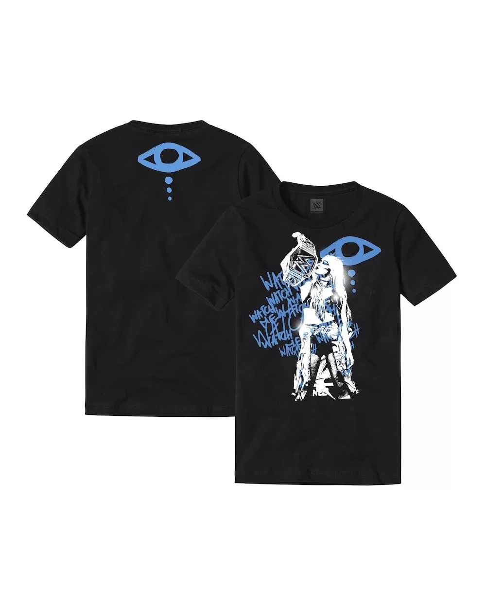 Men's Black Liv Morgan Watch Me Title T-Shirt $8.88 T-Shirts