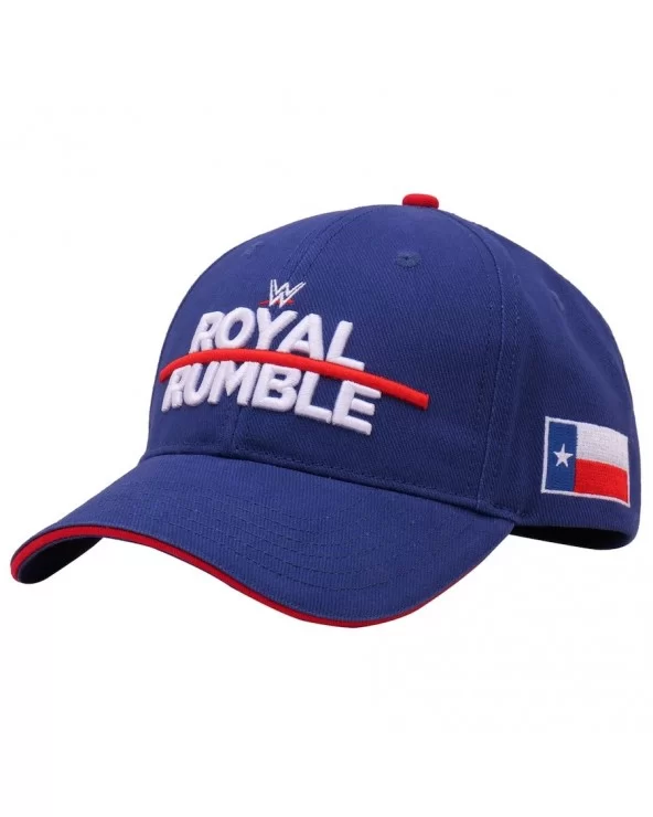 Men's Navy Royal Rumble 2023 Texas Flag Adjustable Hat $8.20 Apparel