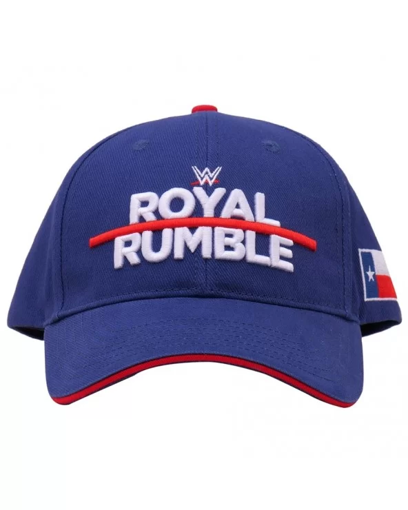 Men's Navy Royal Rumble 2023 Texas Flag Adjustable Hat $8.20 Apparel