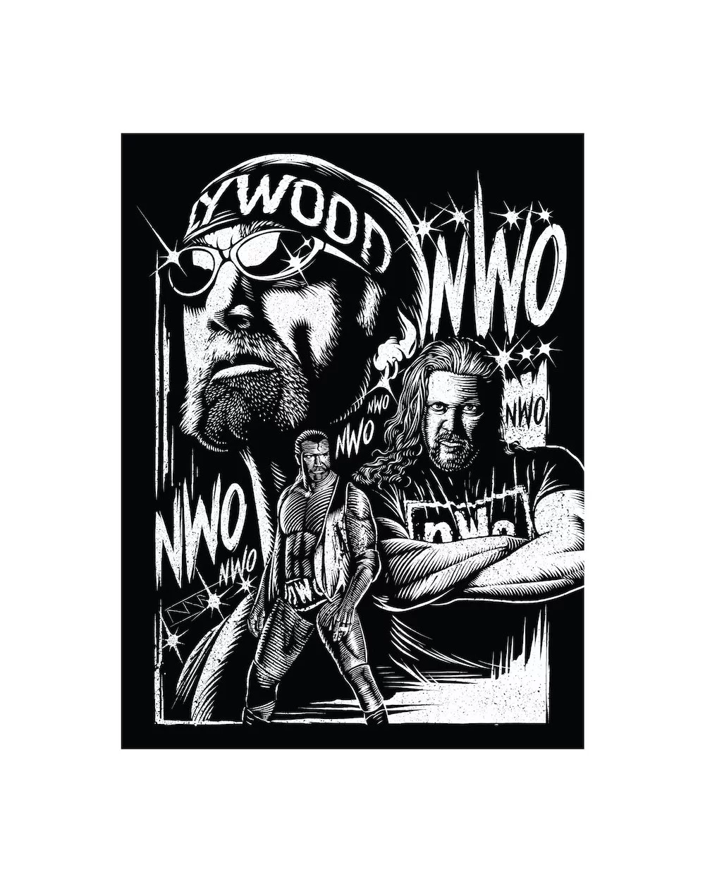 Fathead nWo Superstar Pose Removable Superstar Mural Decal $21.60 Home & Office