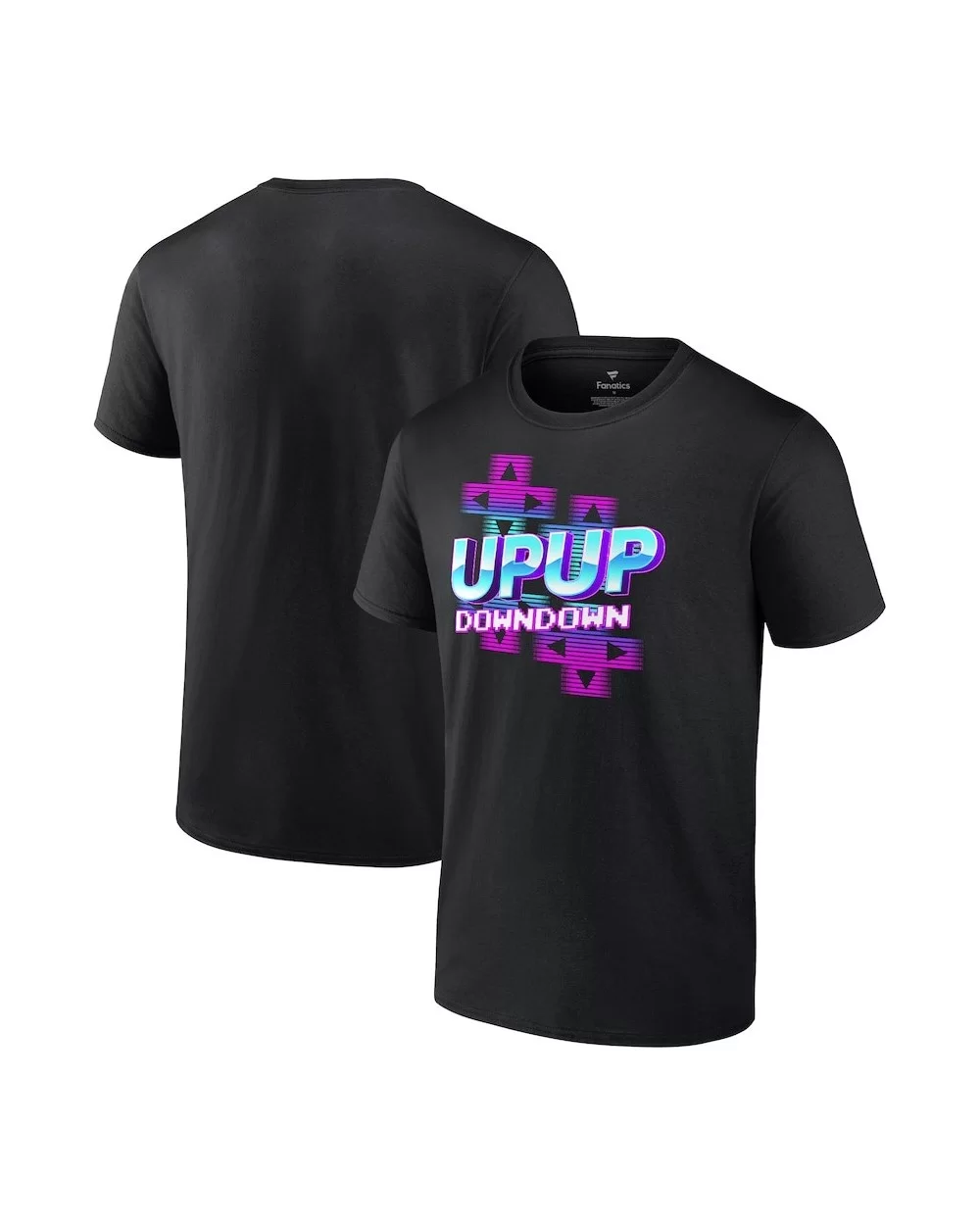 Men's Fanatics Branded Black UpUpDownDown T-Shirt $10.56 T-Shirts