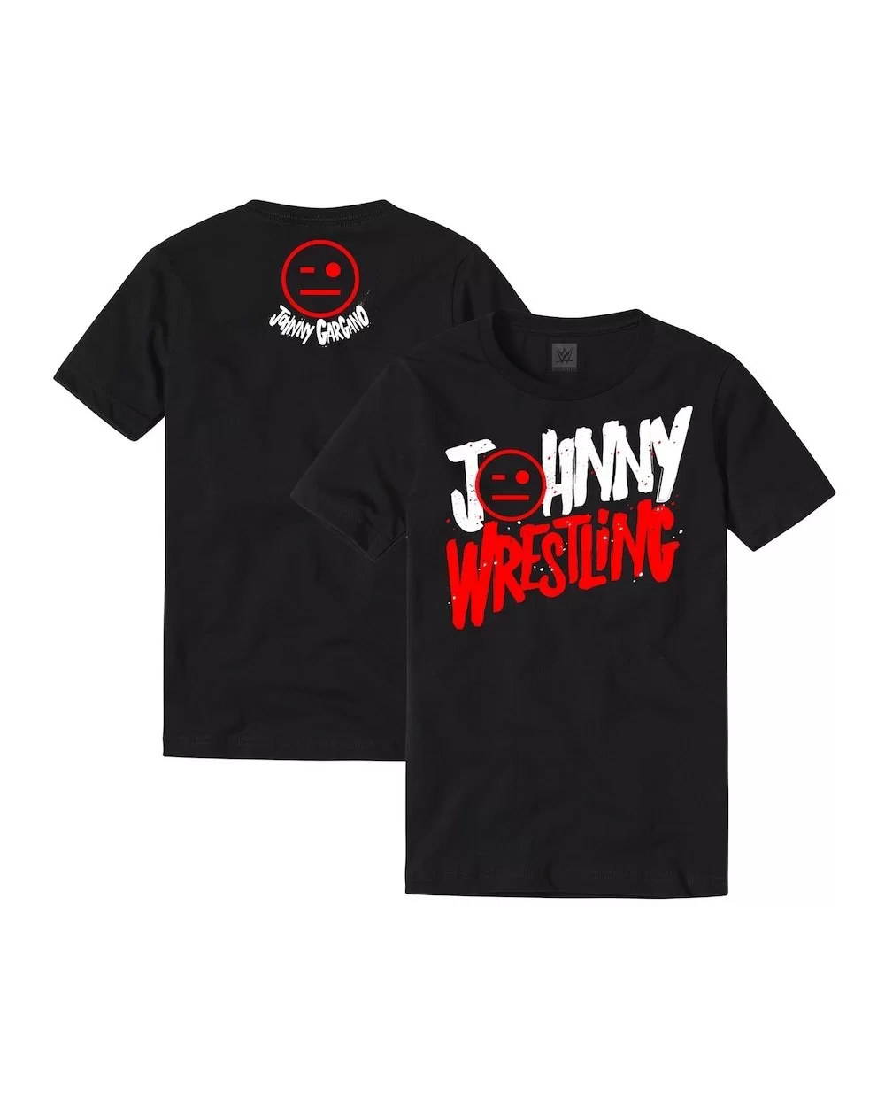 Men's Black Johnny Gargano Johnny Wrestling T-Shirt $8.64 T-Shirts