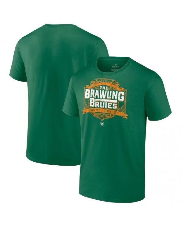 Men's Fanatics Branded Green The Brawling Brutes Drinkin' Pints T-Shirt $9.36 T-Shirts