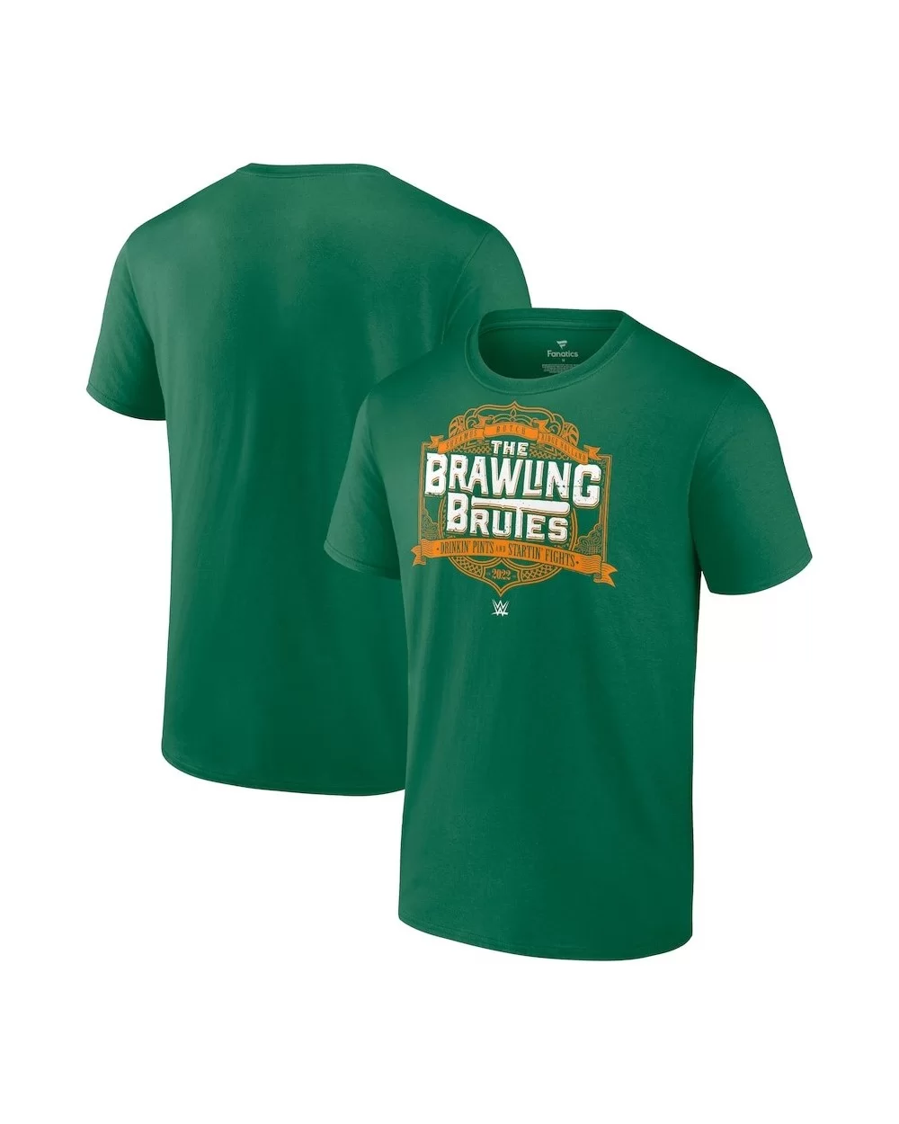 Men's Fanatics Branded Green The Brawling Brutes Drinkin' Pints T-Shirt $9.36 T-Shirts