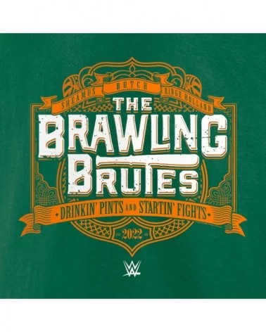 Men's Fanatics Branded Green The Brawling Brutes Drinkin' Pints T-Shirt $9.36 T-Shirts