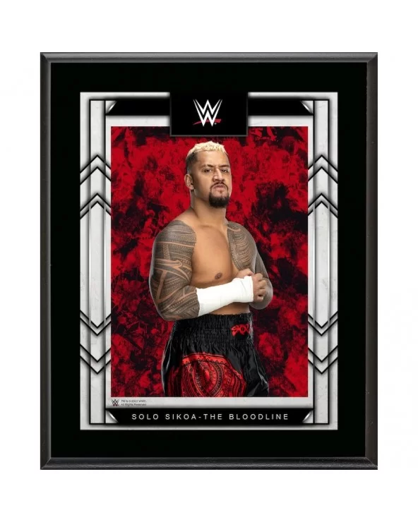 Solo Sikoa WWE Framed 10.5" x 13" Sublimated Plaque $8.88 Collectibles