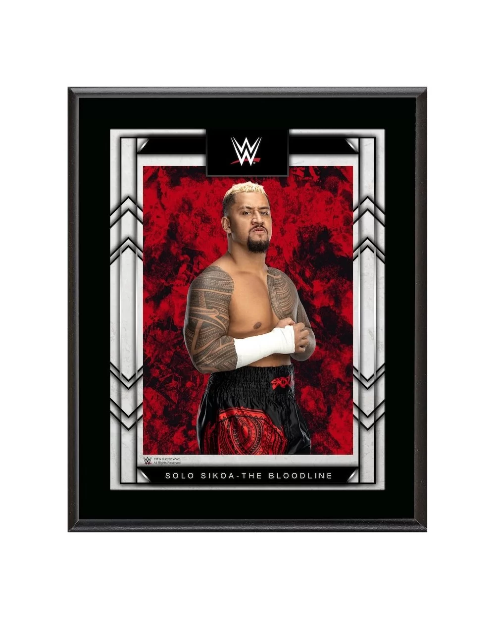 Solo Sikoa WWE Framed 10.5" x 13" Sublimated Plaque $8.88 Collectibles