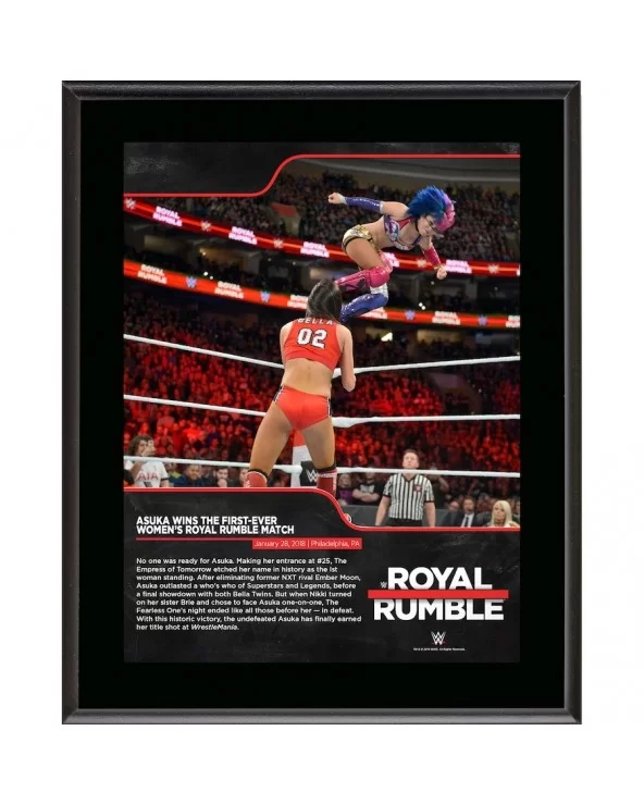 Asuka 10.5" x 13" 2018 Royal Rumble Sublimated Plaque $11.76 Collectibles