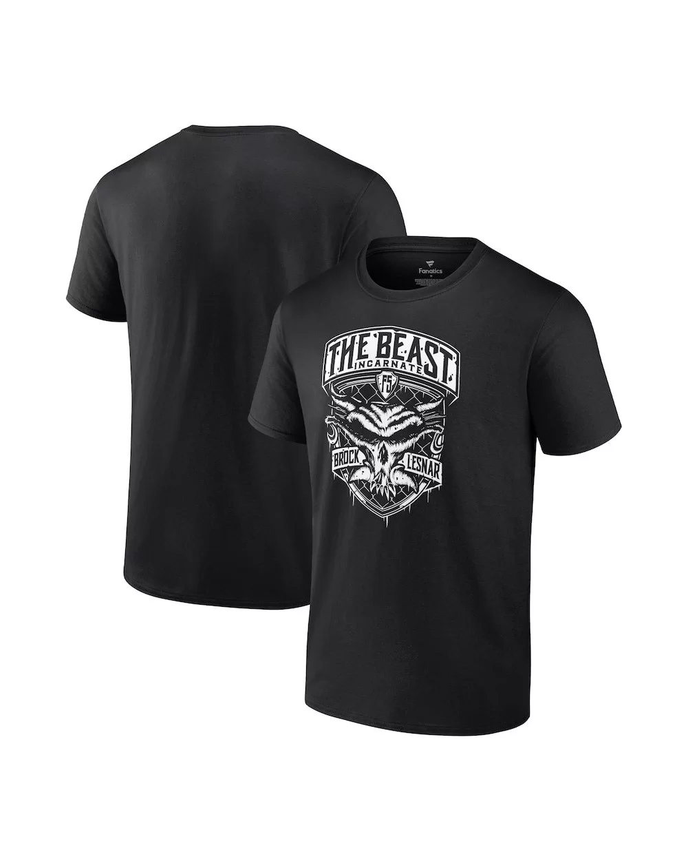 Men's Black Brock Lesnar Beast Incarnate T-Shirt $10.56 T-Shirts