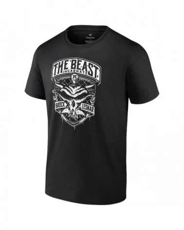 Men's Black Brock Lesnar Beast Incarnate T-Shirt $10.56 T-Shirts