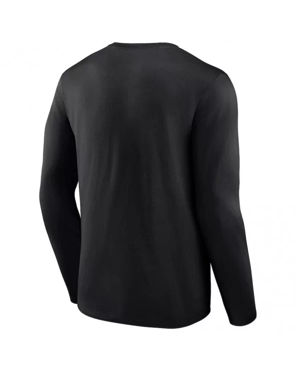 Men's Fanatics Branded Black D-Generation X 25 Years Logo Long Sleeve T-Shirt $11.48 T-Shirts