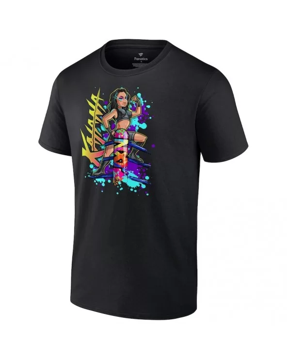 Men's Black Katana Chance Illustrated T-Shirt $12.00 T-Shirts