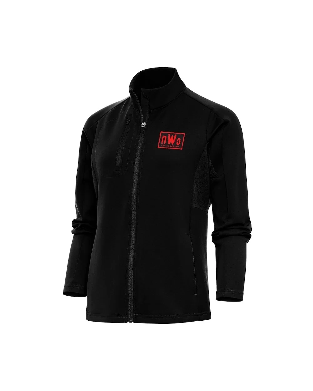 Women's Antigua Black nWo Generation Full-Zip Jacket $15.30 Apparel