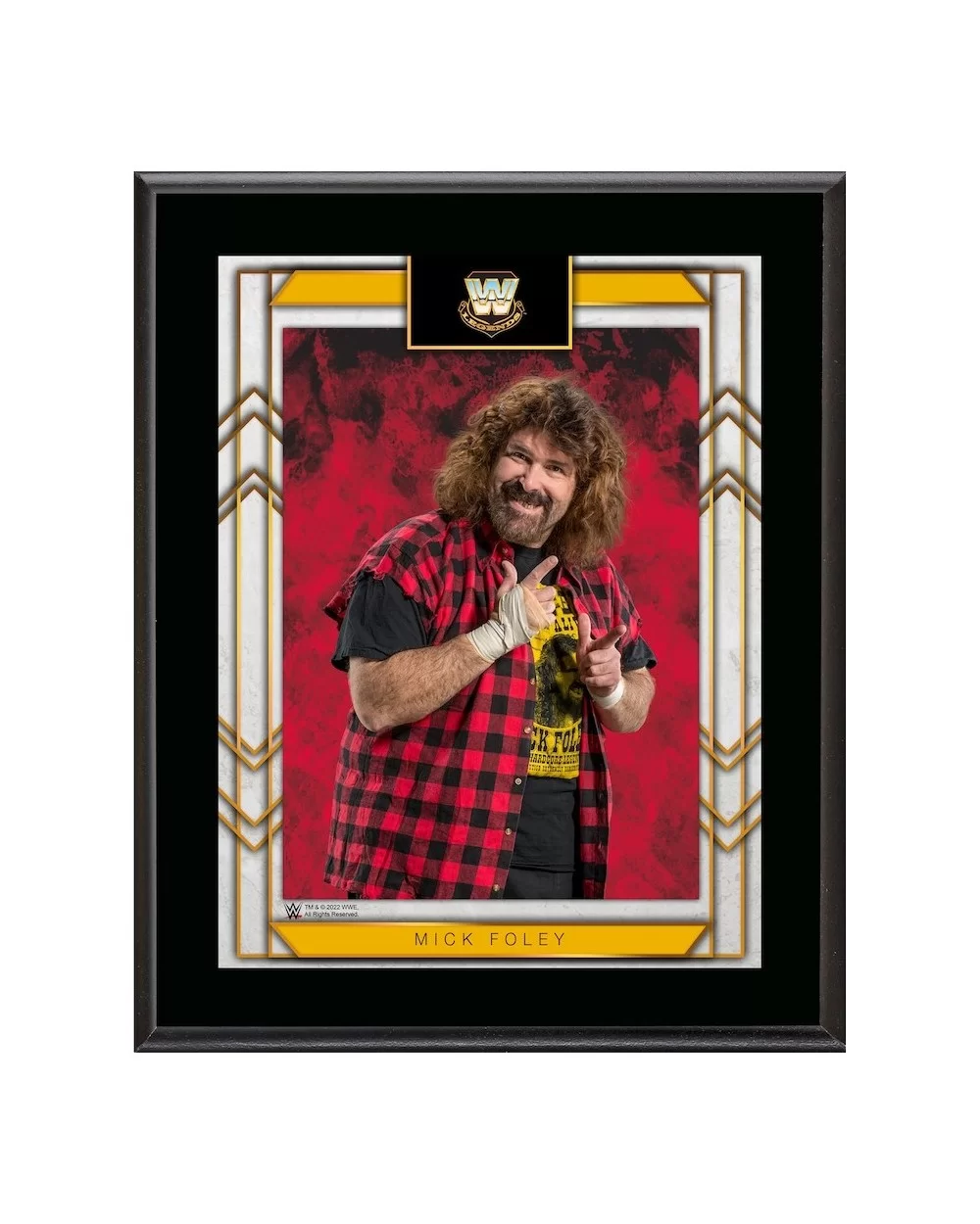 Mick Foley 10.5" x 13" Sublimated Plaque $7.20 Home & Office