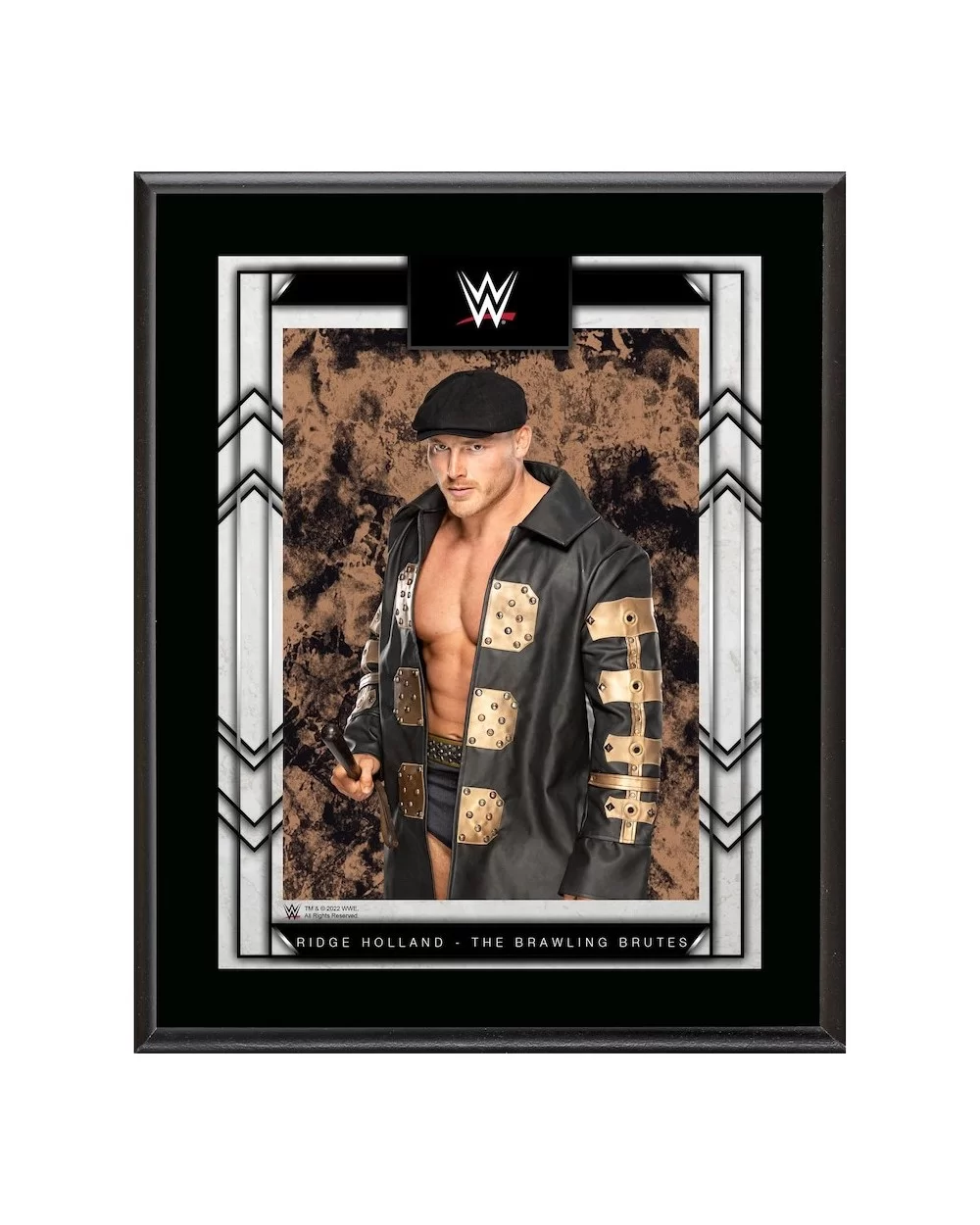 Ridge Holland WWE Framed 10.5" x 13" Sublimated Plaque $8.64 Home & Office